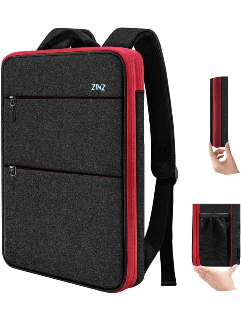 Expandable Water-Resistant Laptop Backpack for 15-16